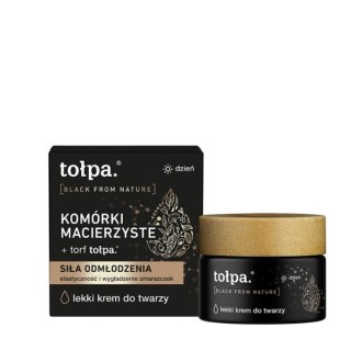 Tołpa Black From Natur lichte gezichtscrème voor de dag Stamcellen 50 ml