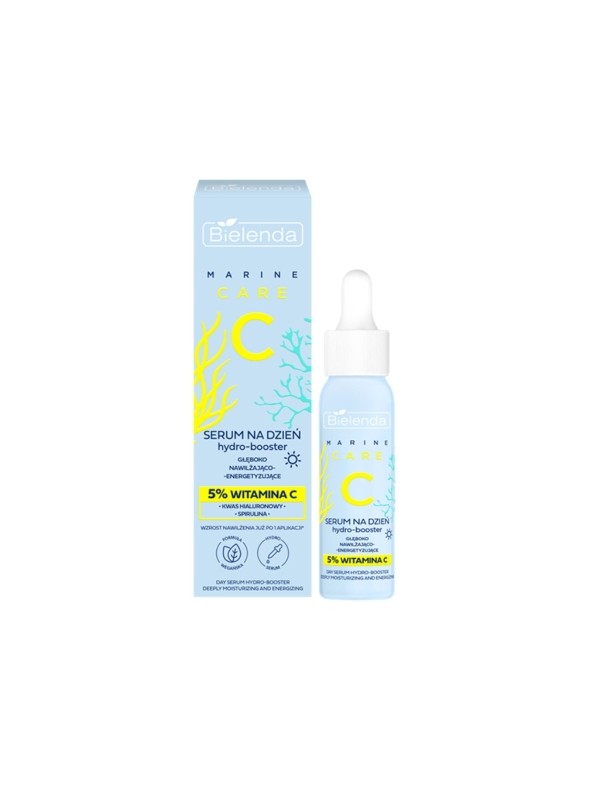 Bielenda C MARINE CARE Serum hydro -Booster spendet intensiv Feuchtigkeit und Energie, 30 ml