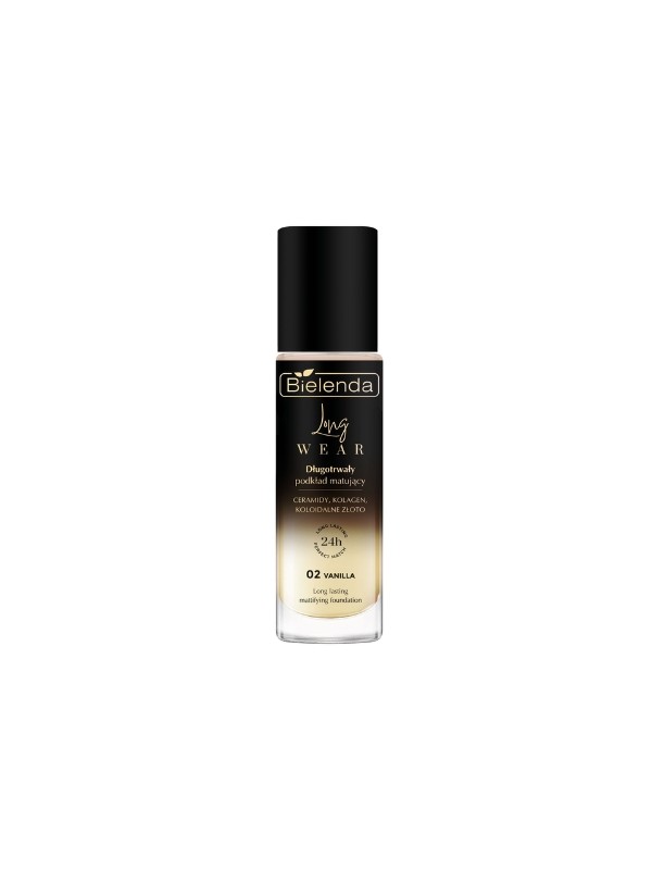 Bielenda LONG WEAR Langdurige matterende foundation 02 Vanilla 30 ml