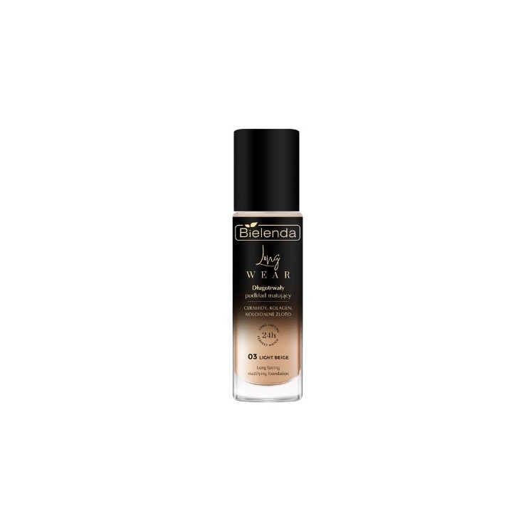 Bielenda Beige WEAR Langdurige matterende foundation 03 Light 30 ml