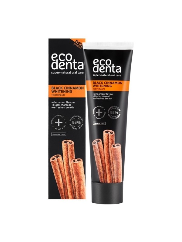 Ecodenta Black Cinnamon whitening toothpaste 100 ml