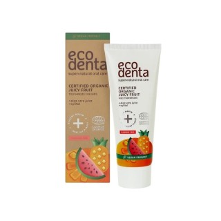 Ecodenta Certified Organic Toothpaste for children Juicy fruit 75 ml