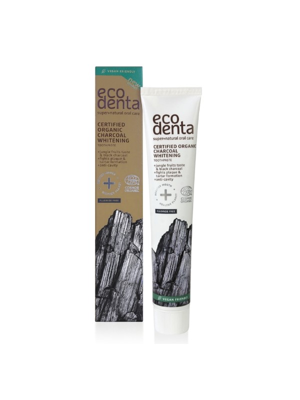 Ecodenta Gecertificeerd Organic Tandpasta met Houtskool 75 ml