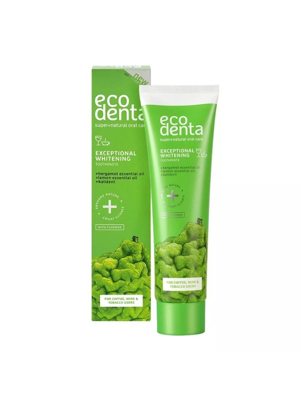 Ecodenta Uitzonderlijke whitening-tandpasta met Bergamot 100 ml