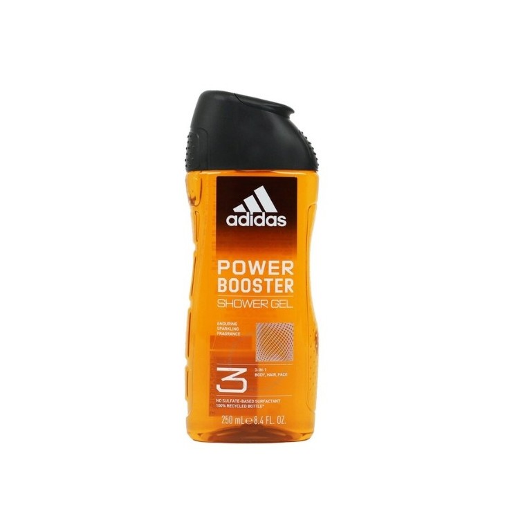 Adidas Douchegel voor heren 3in1 Power Booster 250 ml