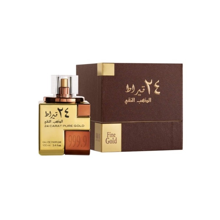 Lattafa Eau de Parfum für Damen und Herren, 24 Carat reines Gold , 100 ml