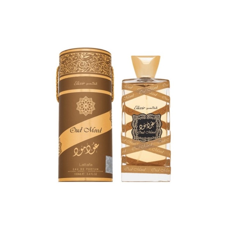 Lattafa Oud Mood Elixir Eau de Parfum voor dames en heren 100 ml