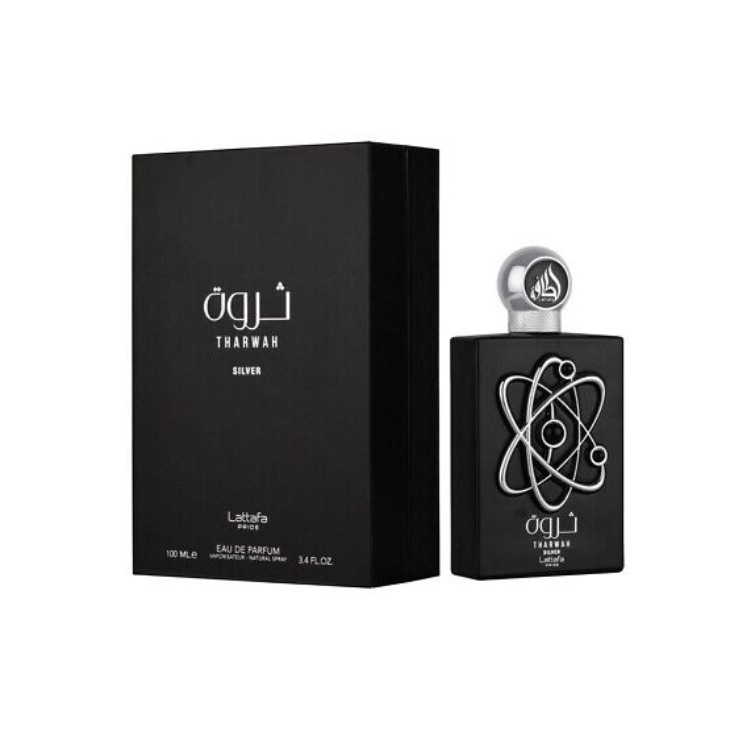 Lattafa Tharwah Silver Eau de Parfum für Männer 100 ml