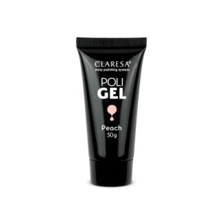 Claresa Poli Gel Peach nagelopbouwgel 30 gr