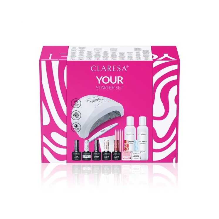 Claresa manicure Starter Set with UV Lamp