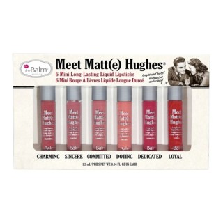 theBalm Meet Matte Hughes Mini Kit Ein Set mit sechs matten Lippenstiften