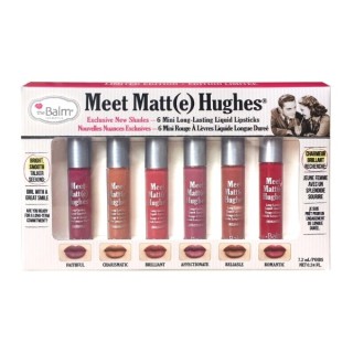 theBalm Meet Matte Hughes Mini Kit Een set van zes matte lippenstiften