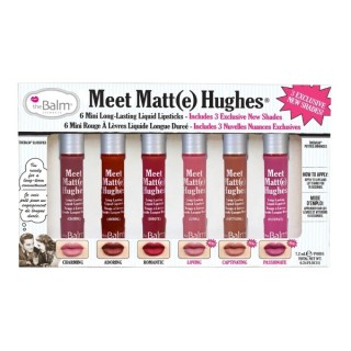 theBalm Meet Matte Hughes Mini Kit Ein Set mit sechs matten Lippenstiften