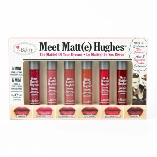 theBalm Meet Matte Hughes Mini Kit vloeibare lippenstiftset /12/