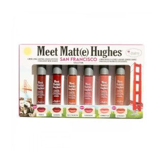 theBalm Meet Matte Hughes Mini Kit San Francisco Set of six Lipsticks