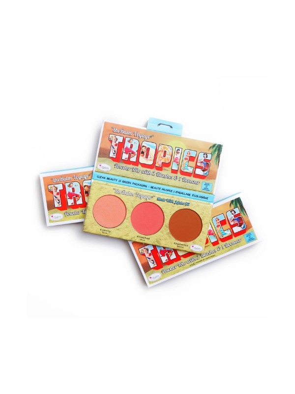 theBalm C&G Tropics Trio Contourpalet: Bronzer + 2 Blushes 5 g