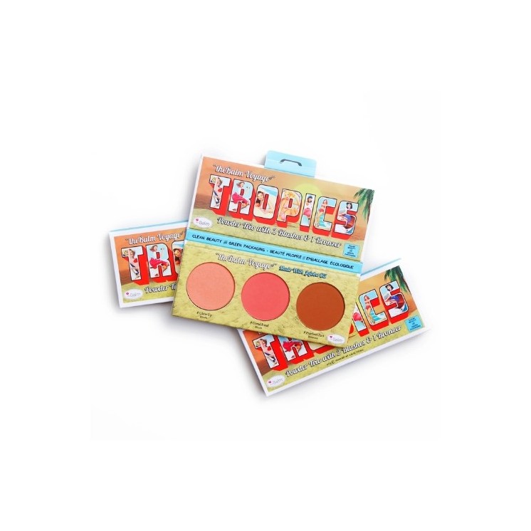 theBalm C&G Tropics Trio Contour palette: Bronzer + 2 Blushes 5 g