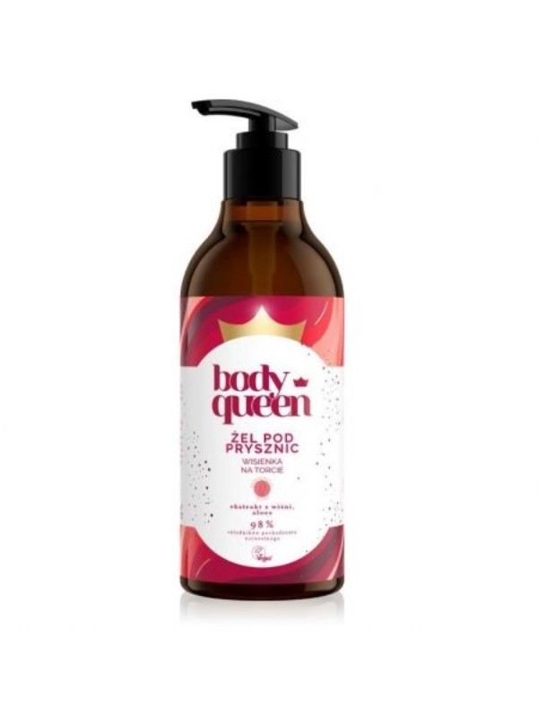 Body Queen regenererende douchegel Kers op de taart 400 ml