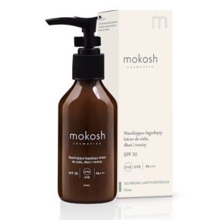 Mokosh hydraterende en verzachtende Lotion voor lichaam, gezicht en handen SPF30 Aloë 100 ml