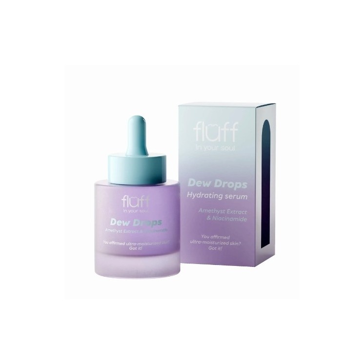 Fluff Dew Drops beautifying face Serum with amethyst and niacinamide 30 ml