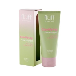 Fluff Facial cleansing gel with green clay and glycolic acid 100 ml