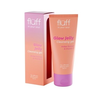 Fluff In Your Soul Glow Jelly Gezichtsreinigingsgel met amberextract en vitamine C 100 ml