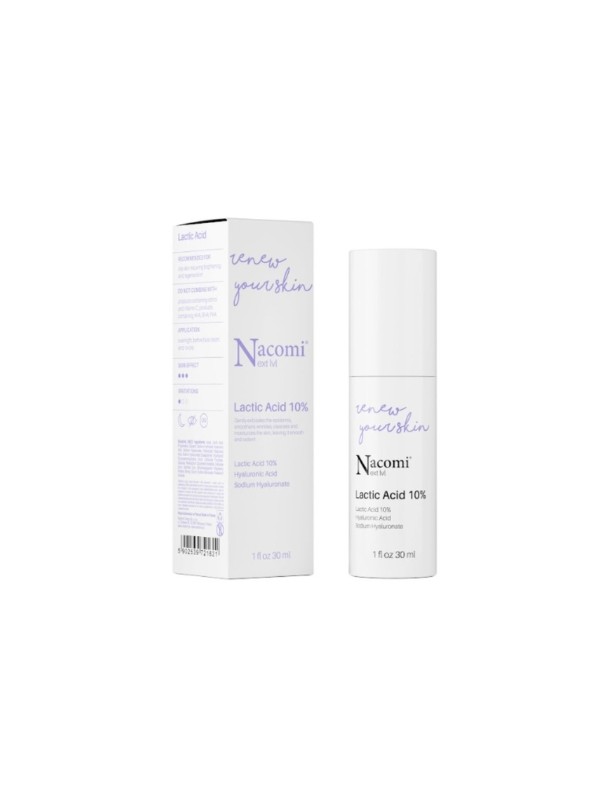 Nacomi Next Level Facial Serum with 10% Lactic Acid 30ml