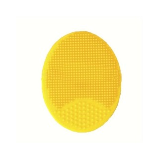 Silicone face cleansing pad Yellow 1 piece