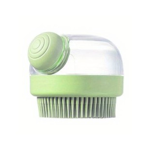 2in1 Brush for washing hair and scalp massage Green 1 piece