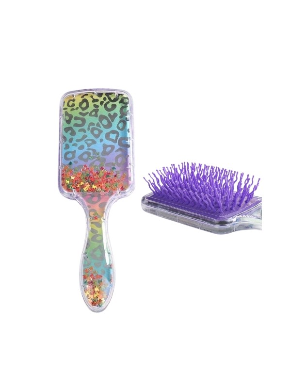 Rainbow Panthera Violet Square Hair Brush 1 piece