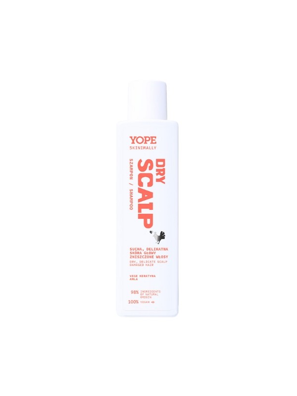 YOPE Skinimally Dry Scalp & Damage Hair Shampoo für trockene Kopfhaut und strapaziertes Haar 250 ml