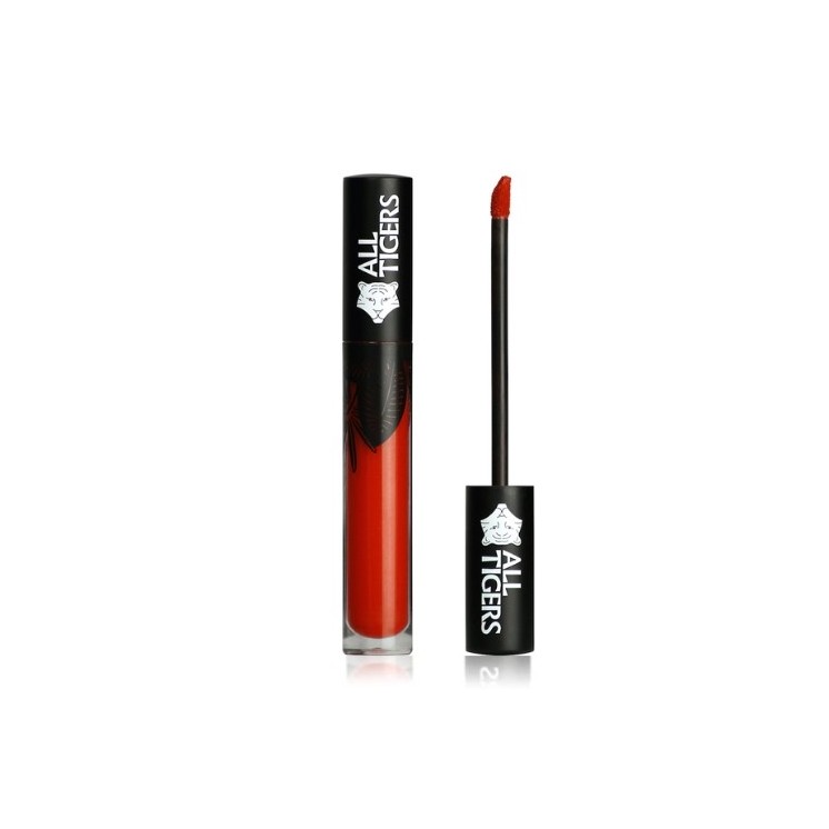 All Tigers Natural & Vegan Liquid Lipstick /886/ Shake The Ground 8 ml