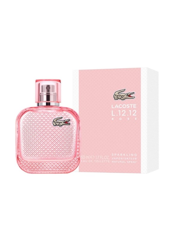 Lacoste Eau de Toilette voor Dames L.12.12 Rose sprankelend 50 ml