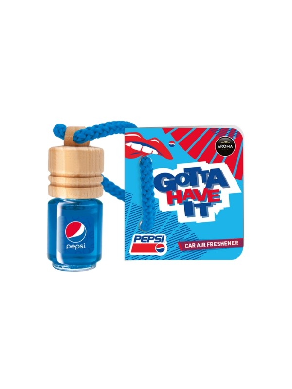 Aroma Car Pepsi Wood Mini Auto geurhanger Cola 5 ml