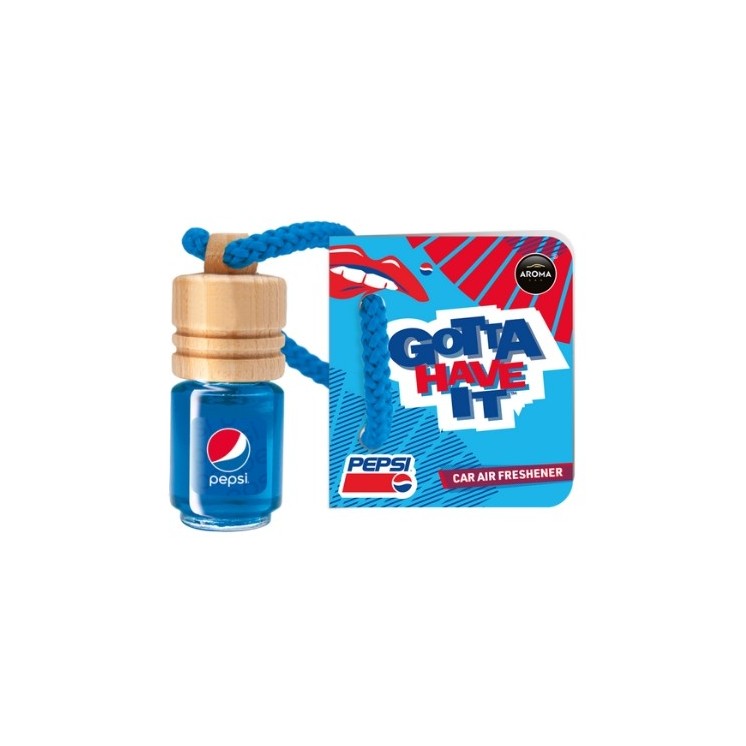 Aroma Car Pepsi Wood Mini Auto geurhanger Cola 5 ml