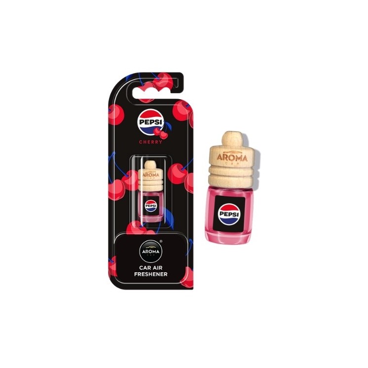 Aroma Car Pepsi Wood Mini Car fragrance pendant Cherry 5 ml