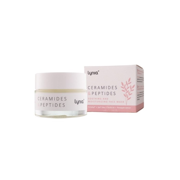 Lynia Facial mask with ceramides and peptides 50 ml