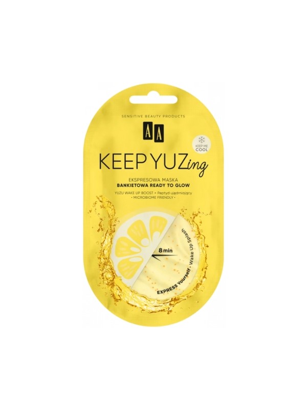 AA Keep Yuzing Wake Up Splash express Banquet face mask 7 ml