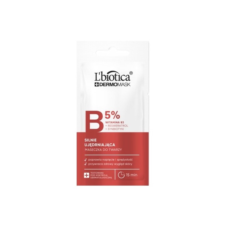 L'Biotica Dermomask strongly firming face mask with Vitamin B 8 ml