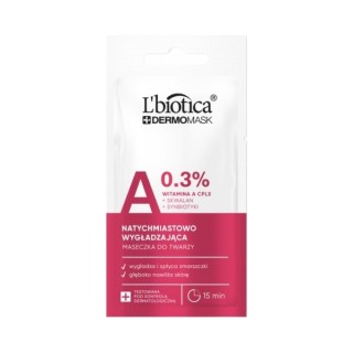 L'Biotica Dermomask expressly smoothing face mask with Vitamin A 8 ml