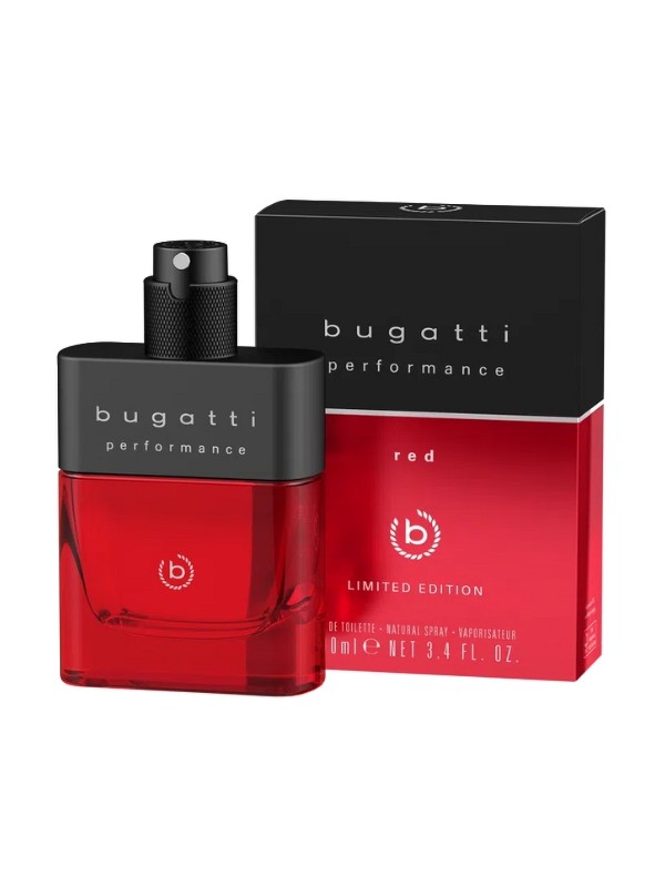 Bugatti Eau de Toilette for Men Performance Red 100 ml