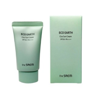 The Saem Eco Earth Cica Sun Cream Gezichts- en lichaamscrème SPF50 50 ml