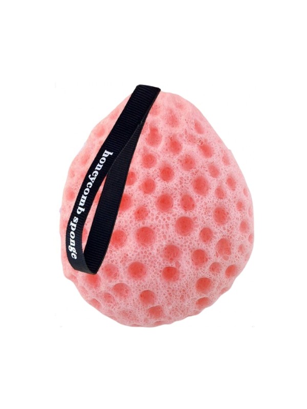 Ecarla Honeycomb Bath Sponge Pink 1 piece