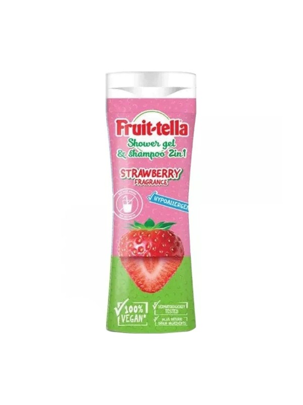 Fruit-tella Douchegel 2in1 Aardbei 300 ml