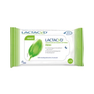 Lactacyd Fresh Intimate hygiene wipes 15 pieces