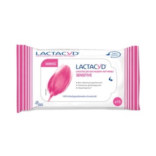 Lactacyd Sensitive Intieme hygiënedoekjes 15 stuks