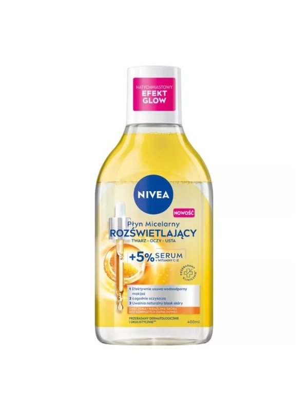 Nivea Illuminating Micellar Liquid mit 5 % serum 400 ml