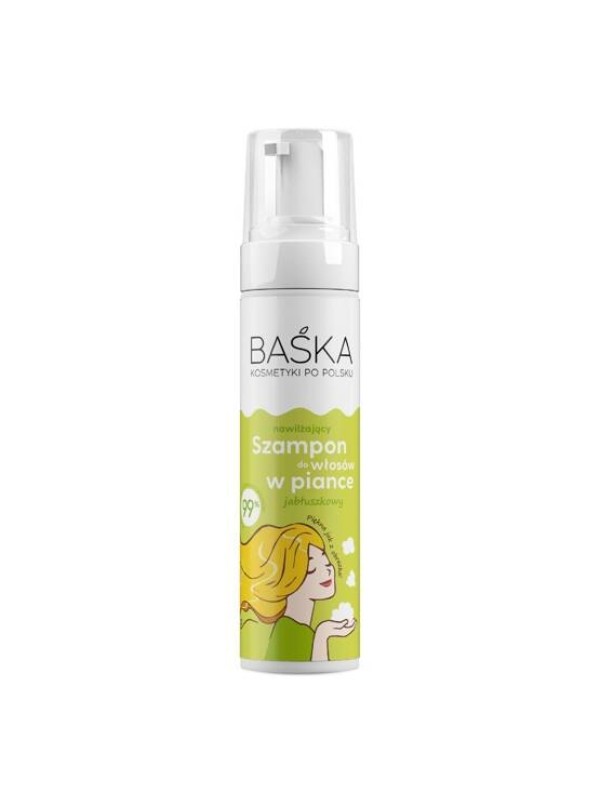 Baśka feuchtigkeitsspendendes Apfelschaumshampoo 200 ml