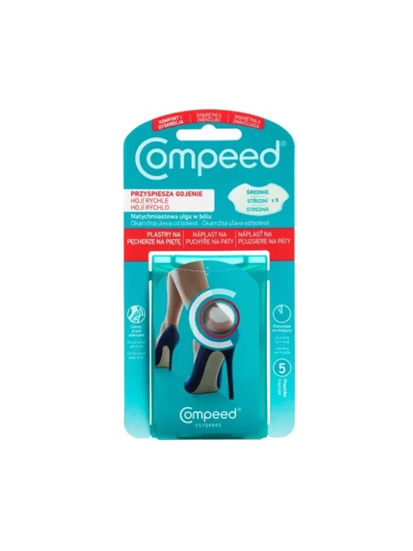 Compeed Patches voor blaren op hielen, 5 stuks