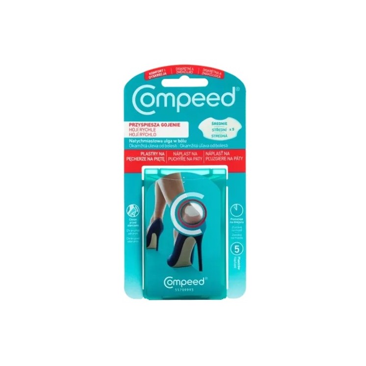 Compeed Patches for blisters on heels, 5 pieces